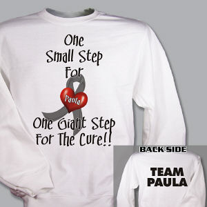 Personalized For The Cure Diabetes Awareness Sweatshirt